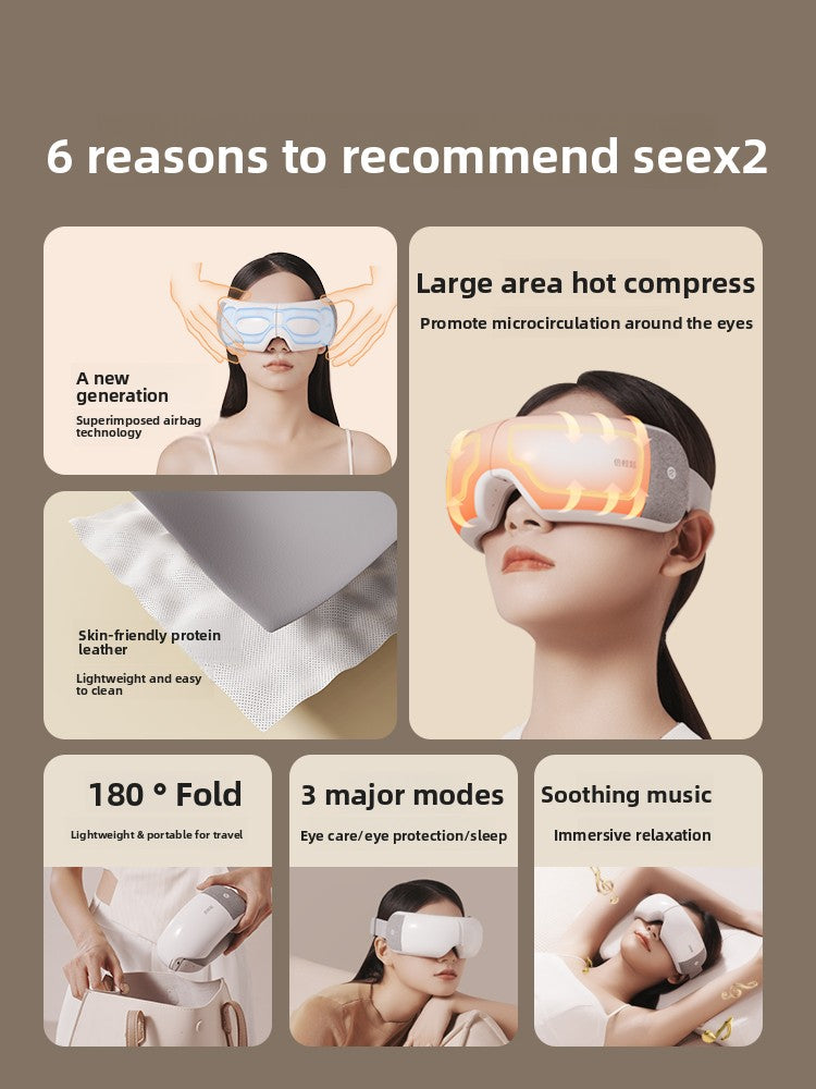Electric Eye Massager with Heat – Eye Care and Relaxation Device  Restoria