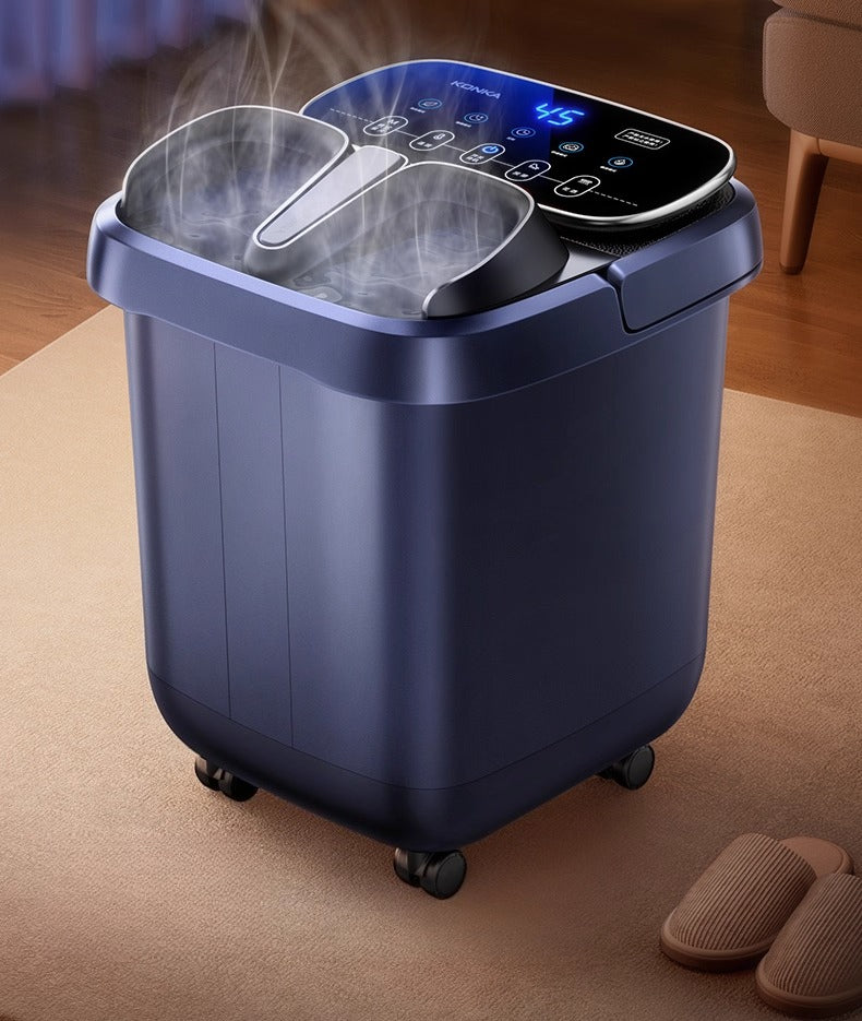 Heated Foot Spa Bath Massager – Deep Bucket Electric Foot Soak with Massage  Restoria