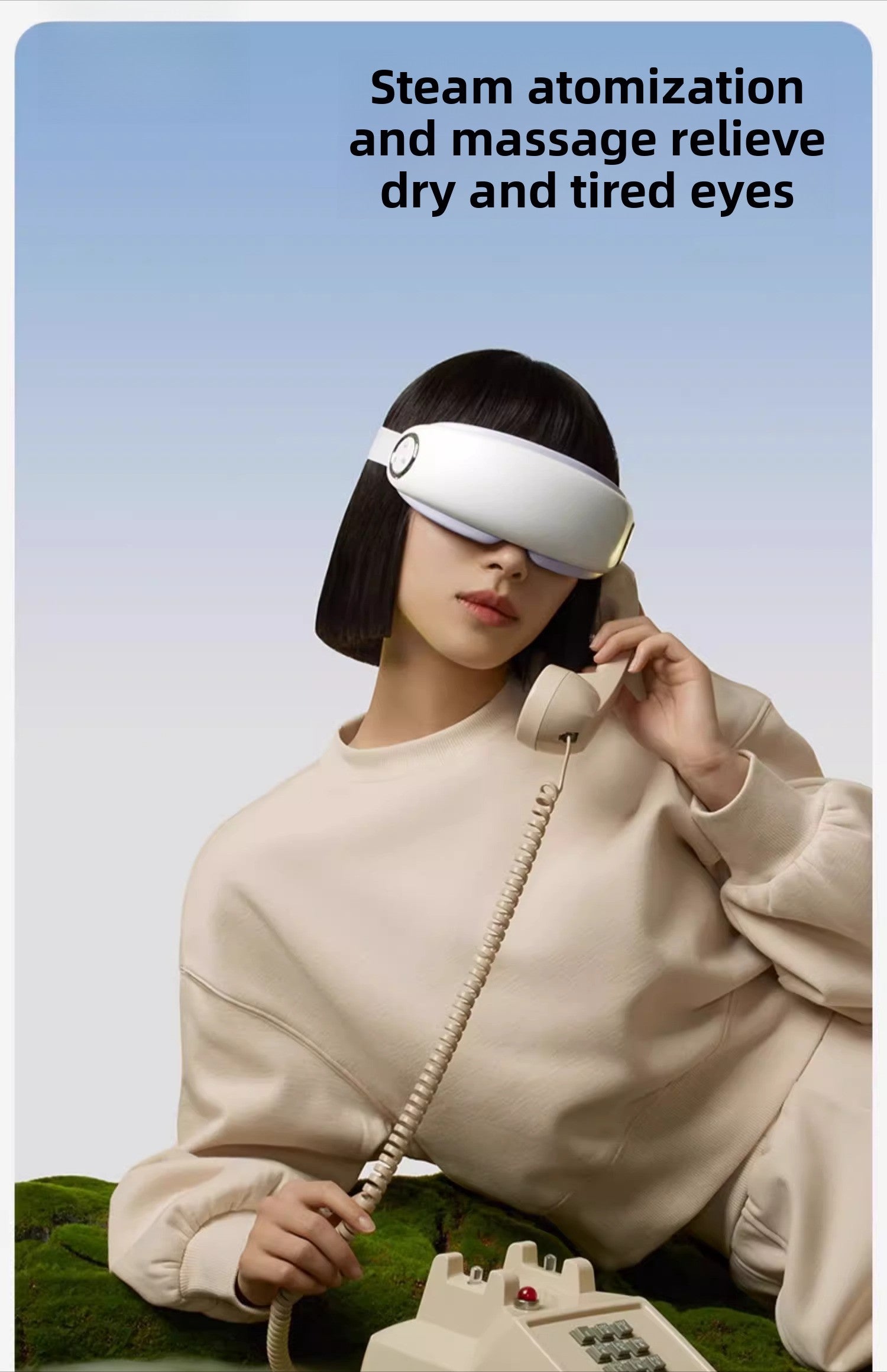 PGG Steam Eye Massager Device – Heated Eye Mask for Dry Eyes  Restoria
