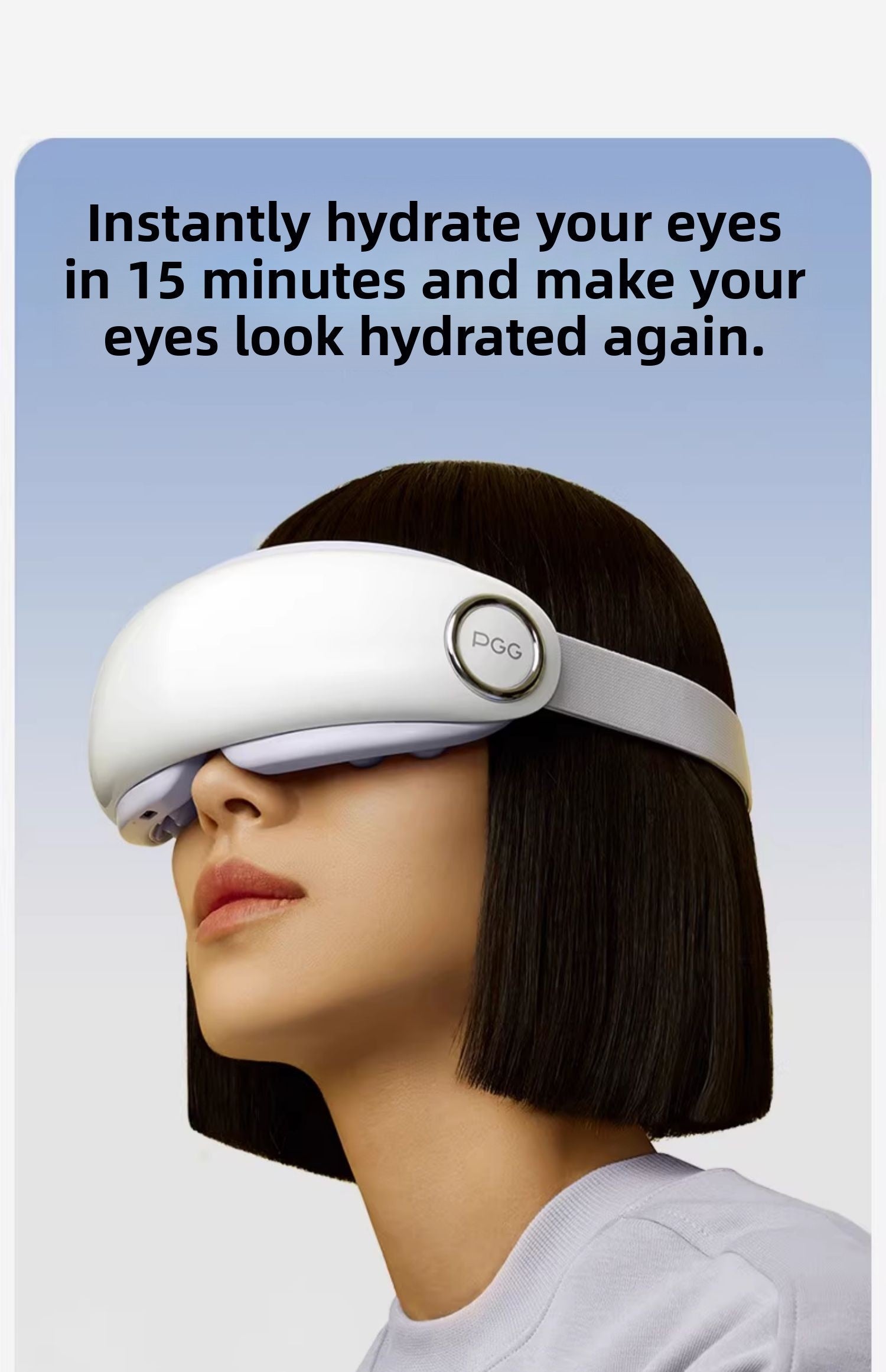 PGG Steam Eye Massager Device – Heated Eye Mask for Dry Eyes  Restoria