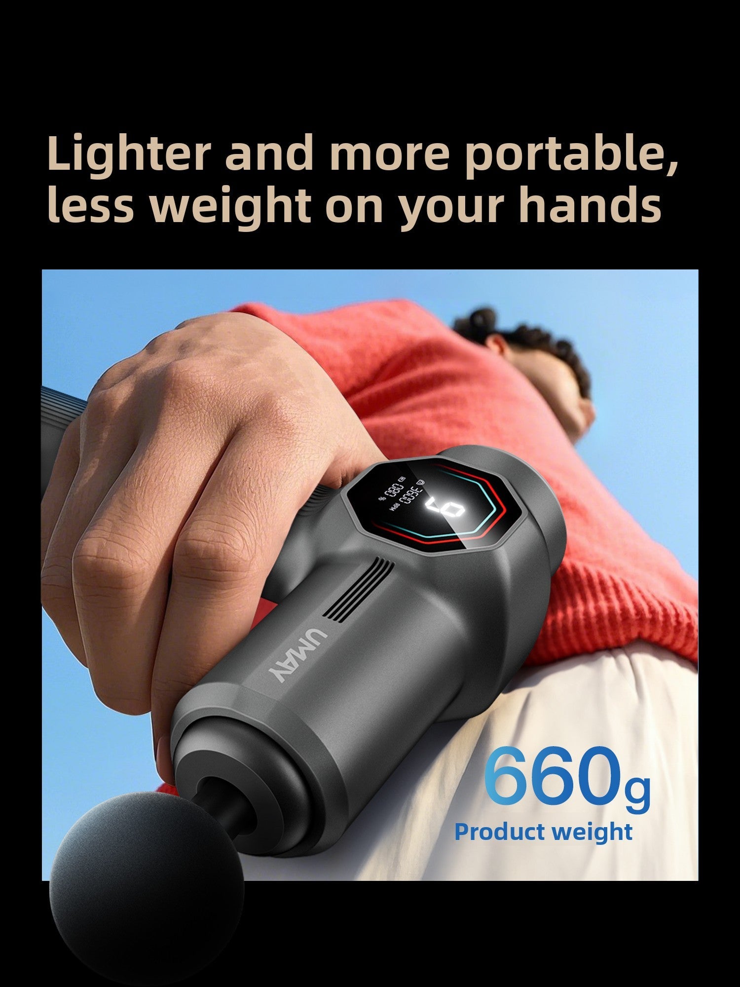 Professional Deep Tissue Massage Gun – Mini Portable Muscle Massager  Restoria