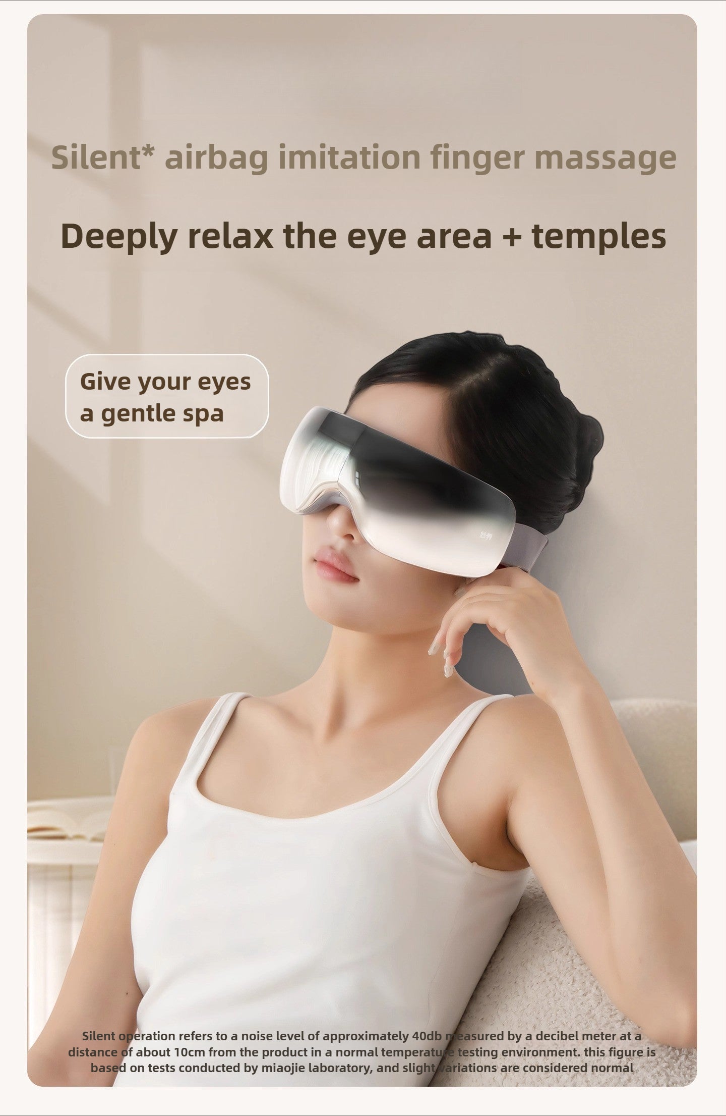 Smart Heated Eye Massager with Music – Eye Fatigue Relief Device  Restoria