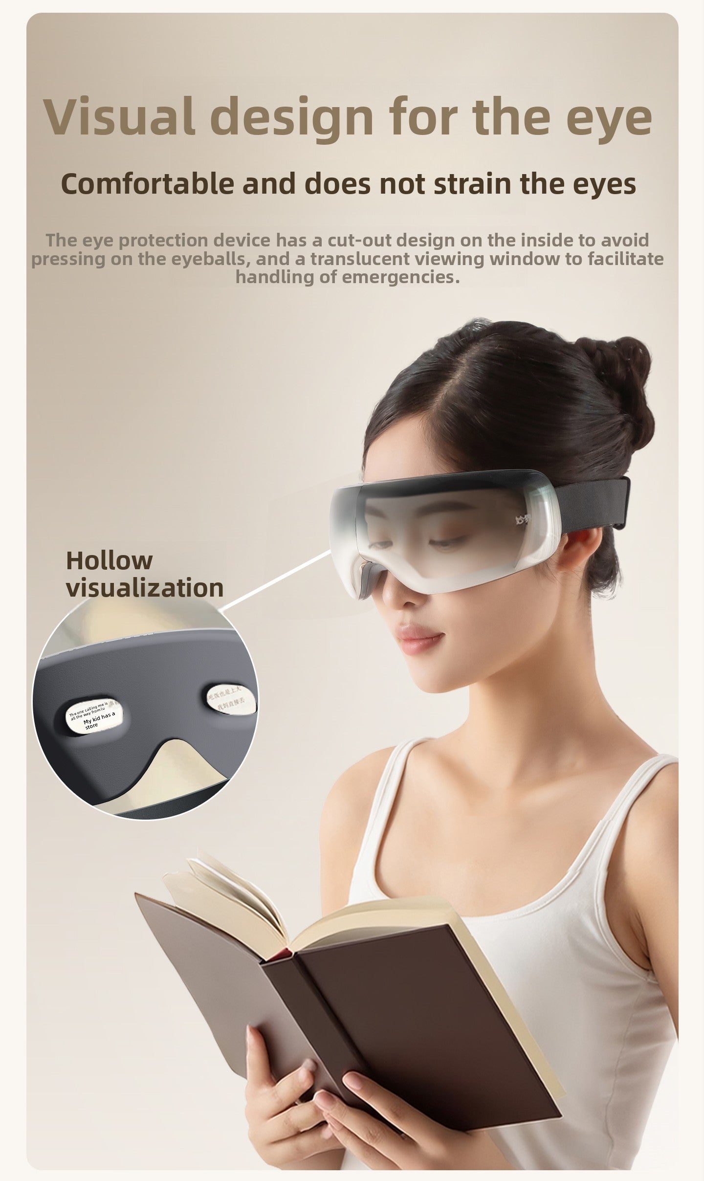 Smart Heated Eye Massager with Music – Eye Fatigue Relief Device  Restoria