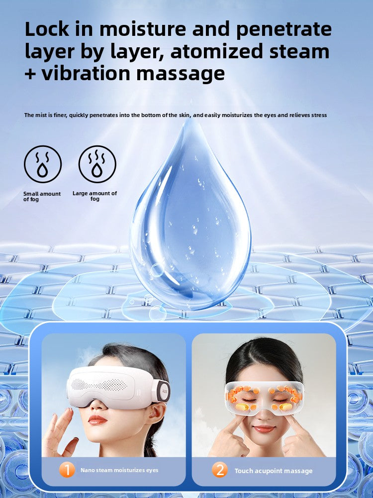 Steam Eye Massager with Heat – Moisture & Vibration Eye Therapy Device  Restoria